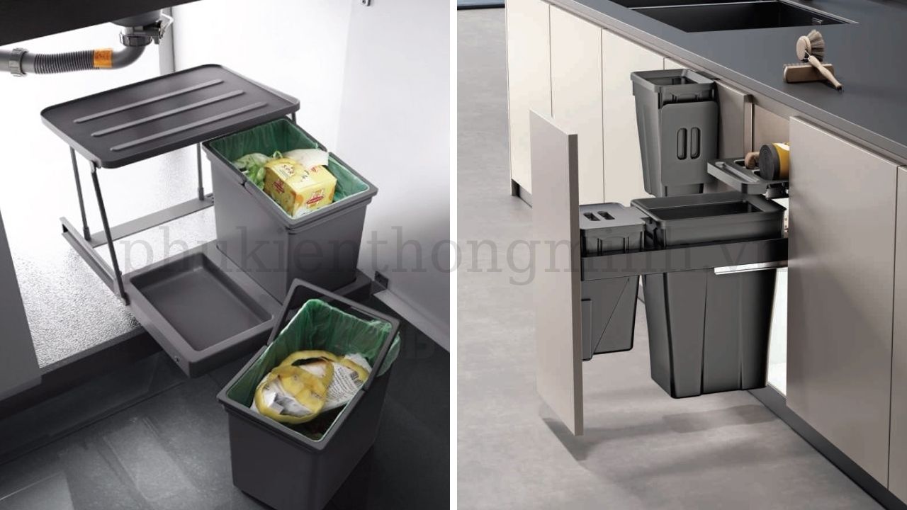 Thùng Rác Đôi Grob