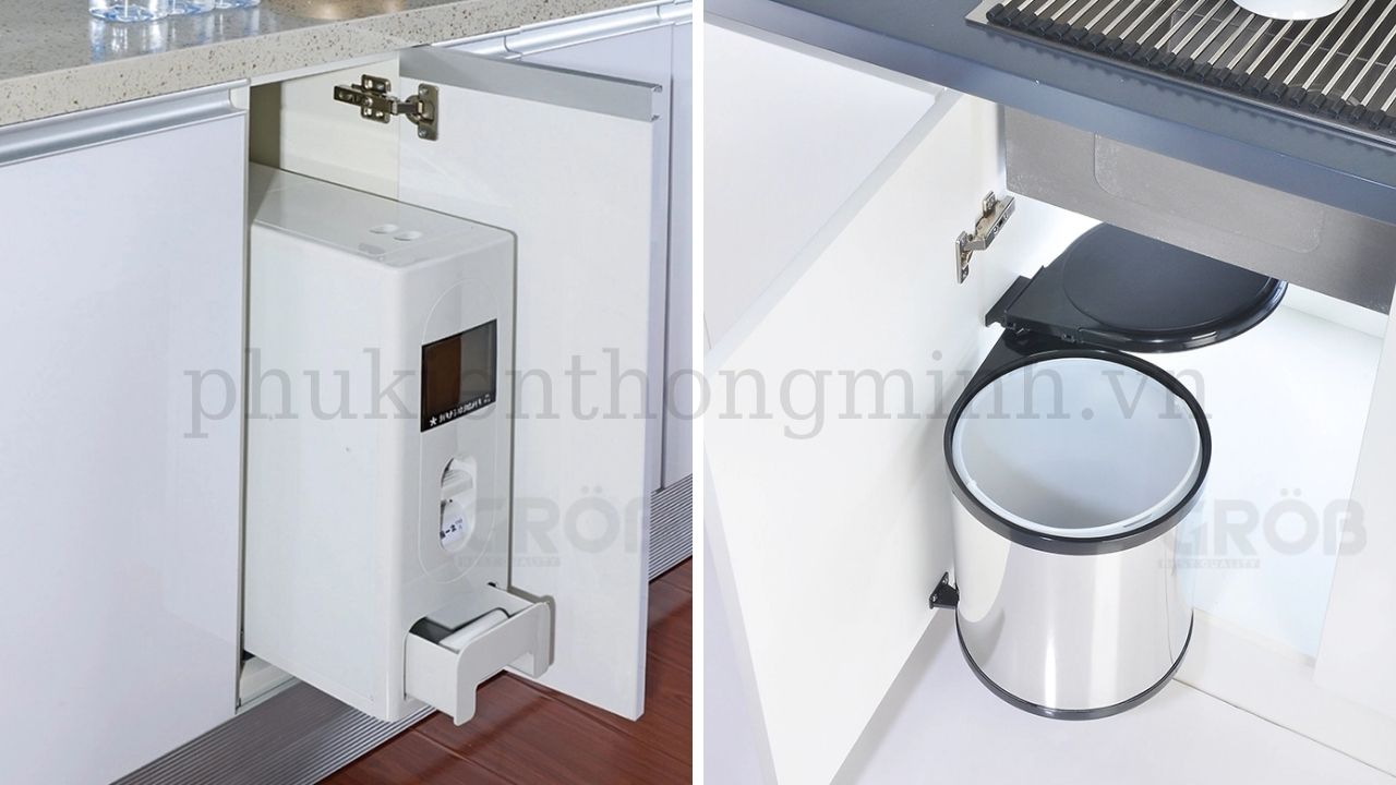 Thùng gạo & thùng rác Grob