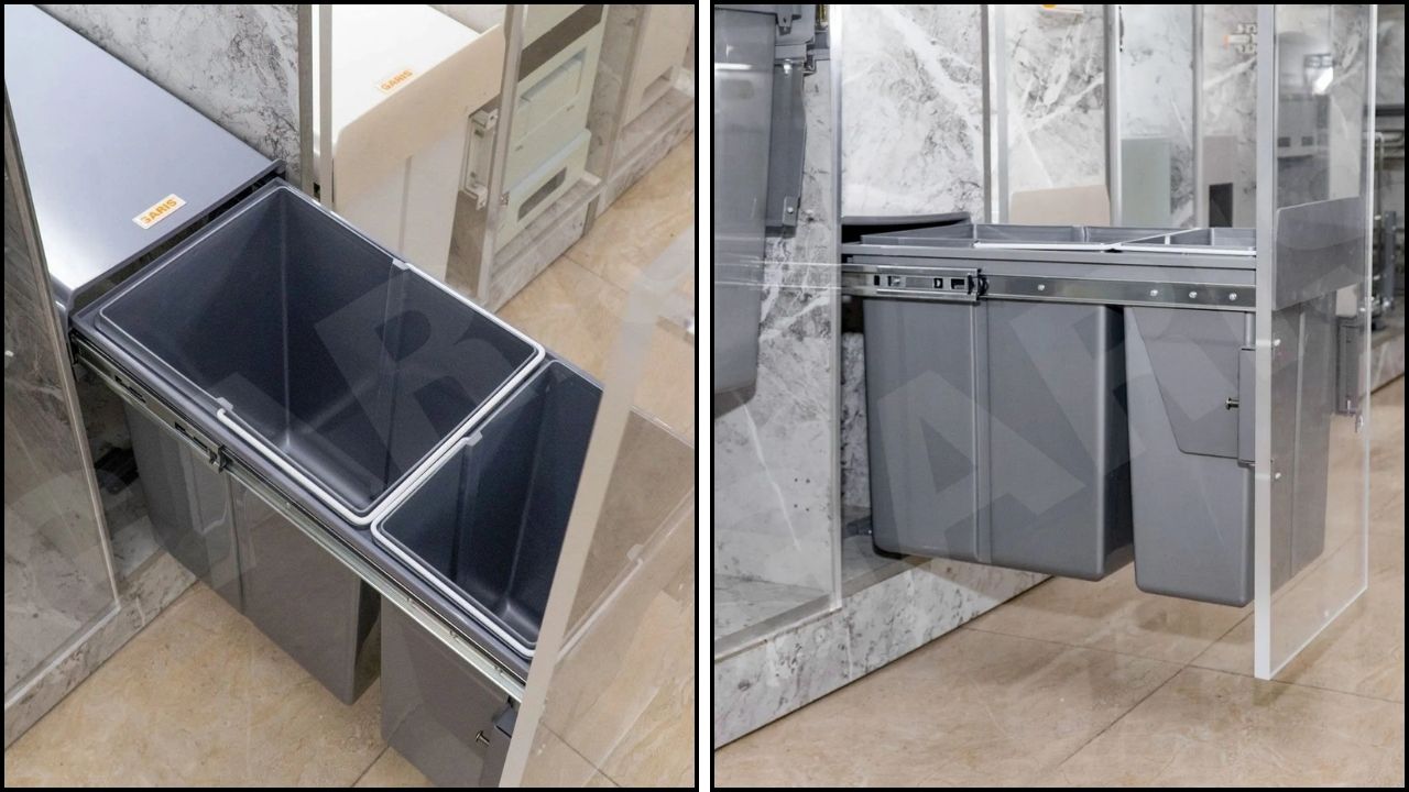 Thùng rác âm tủ Garis