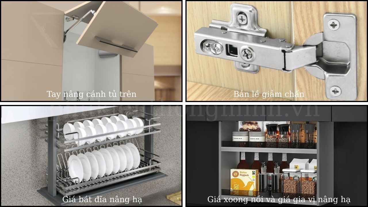Các Dòng Phụ Kiện Nâng Hạ Tủ Bếp Được Ưa Chuộng Hiện Nay