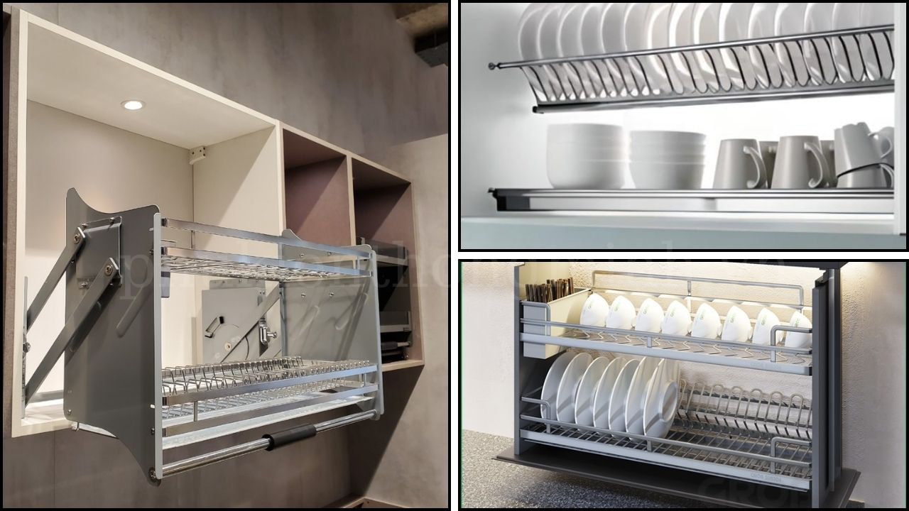 Các Loại Kệ Chén Dĩa Điều Chỉnh Chiều Cao Phổ Biến