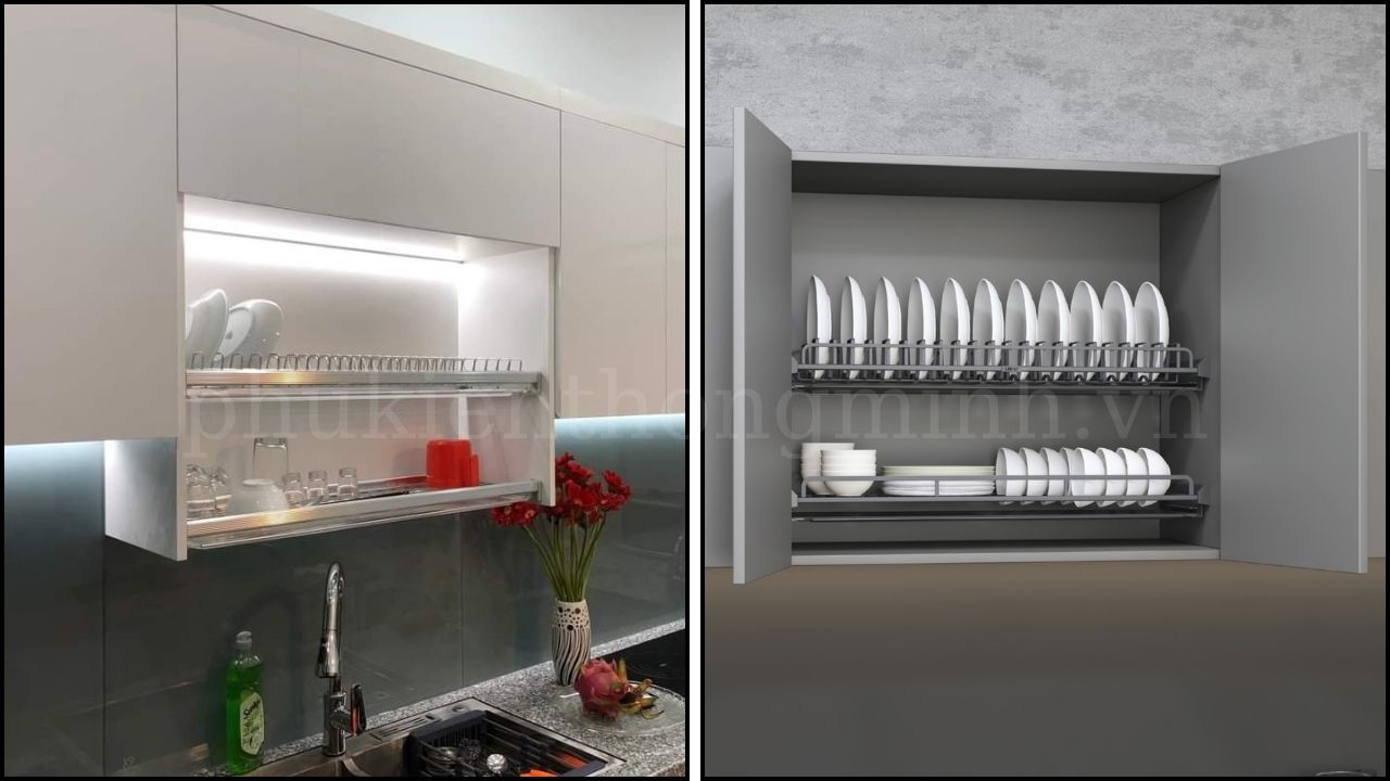 Kệ Chén Đĩa Cố Định