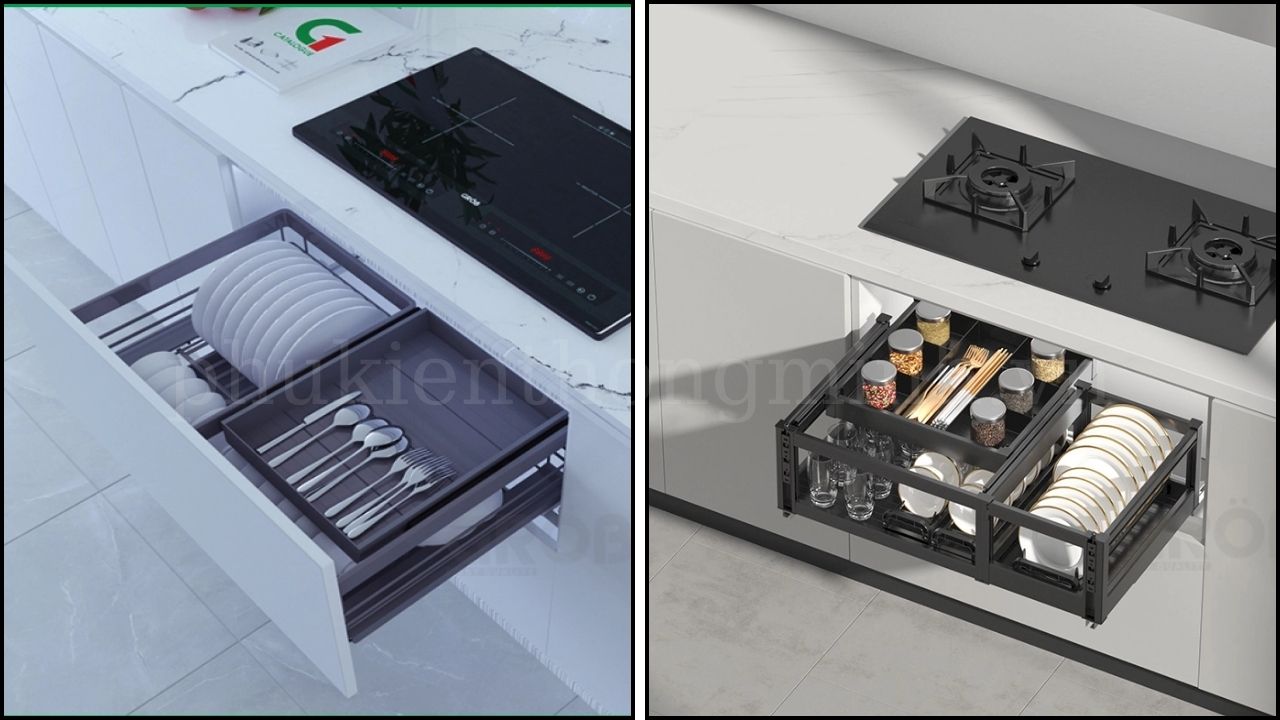 Kệ Đựng Chén Đĩa Hợp Kim Nhôm