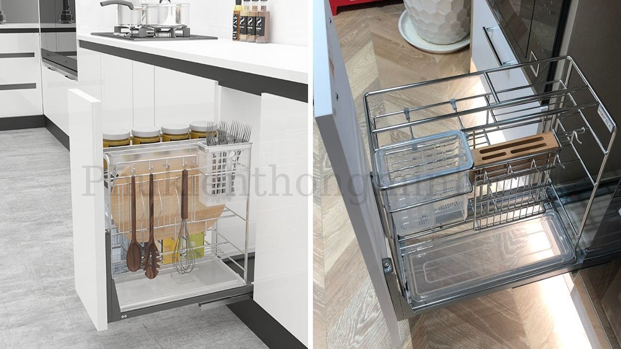 Bộ Đựng Dao Thớt Chai Lọ Sonata 350mm Hafele 549.20.019