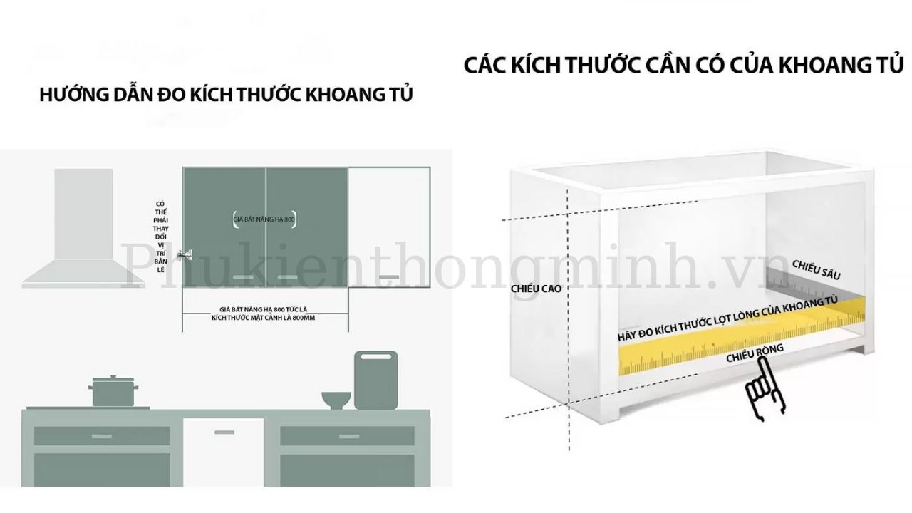 Các Yếu Tố Cần Đo Trước Khi Chọn Kích Thước Cho Giá Bát Nâng Hạ