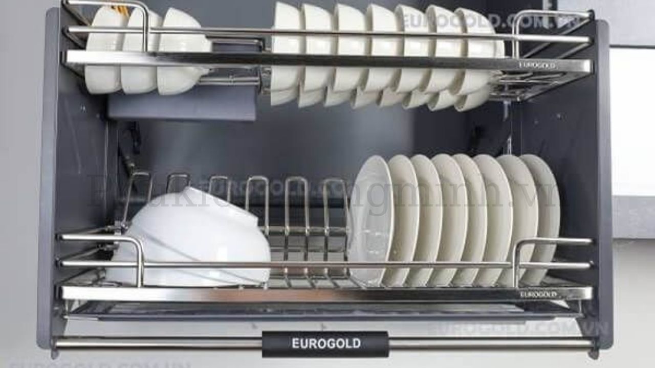 Giá Bát Đĩa Nâng Hạ Inox 304 EPV9060 – Eurogold