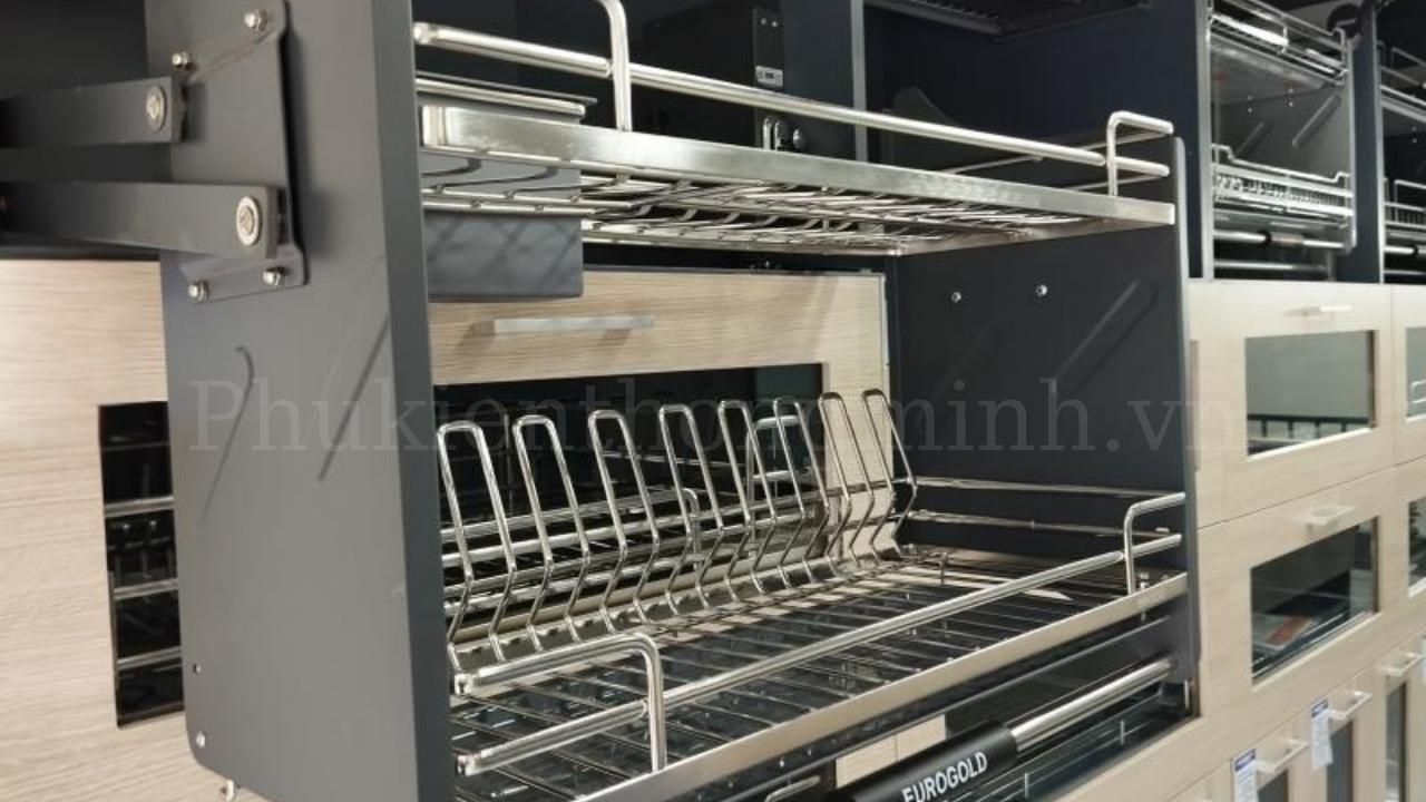 Giá Bát Đĩa Nâng Hạ Inox 304 EPV9080 – Eurogold