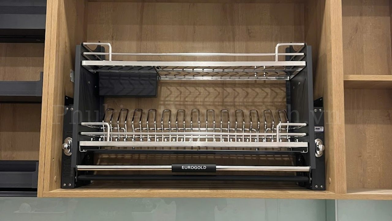 Giá Bát Đĩa Nâng Hạ Inox 304 EPV9090Pro – Eurogold