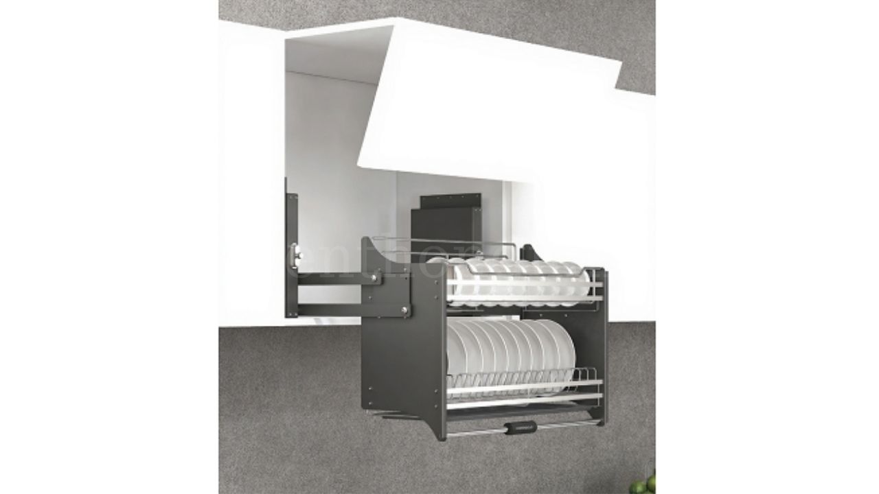 Giá Bát Đĩa Nâng Hạ Inox 304 EUI304170 – Eurogold