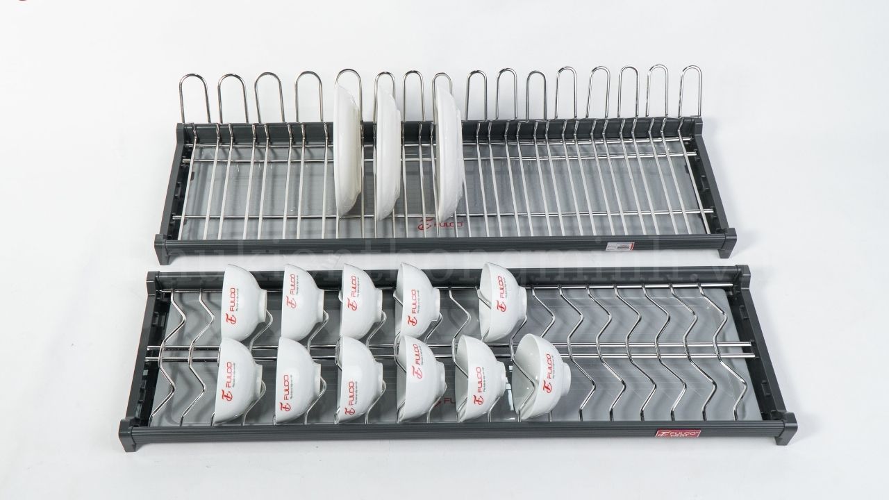 Giá Bát Đĩa Tủ Trên Inox Oval 304 Fulco FC36S