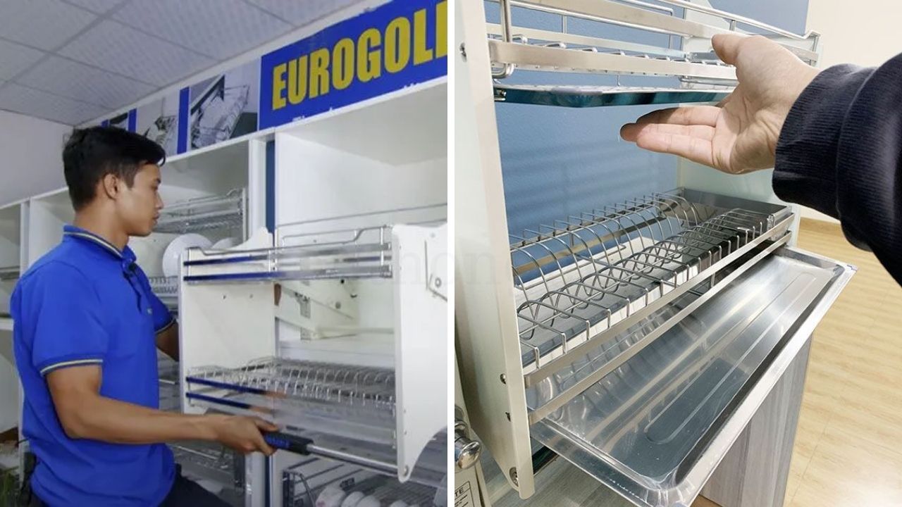 Giá Bát Nâng Hạ Thủ Công Eurogold