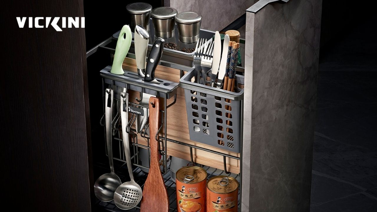 Giá Kệ Dao Thớt Chai Lọ VICKINI 14922