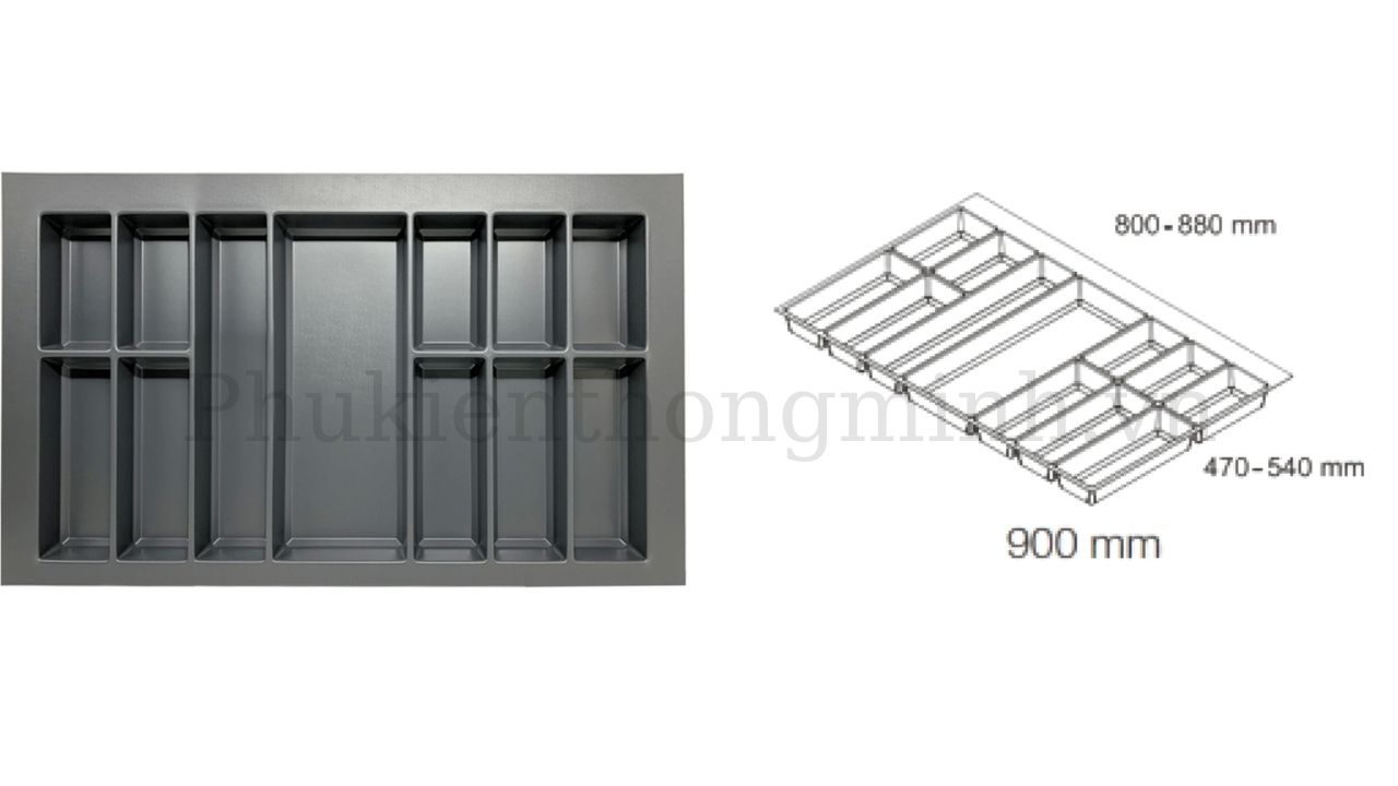 Khay Chia Thìa Dĩa Hafele 900 Classico Xám 556.52.249