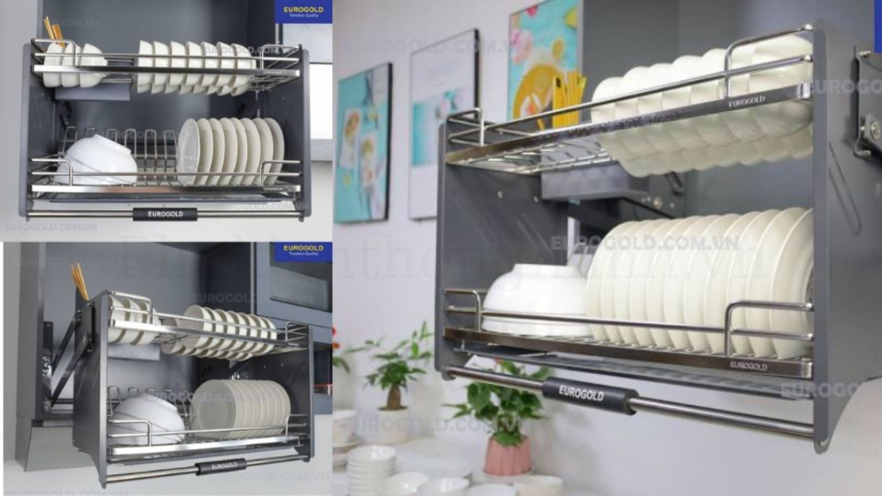 Những Lợi Ích Khi Sử Dụng Giá Bát Đĩa Eurogold Trong Tủ Bếp