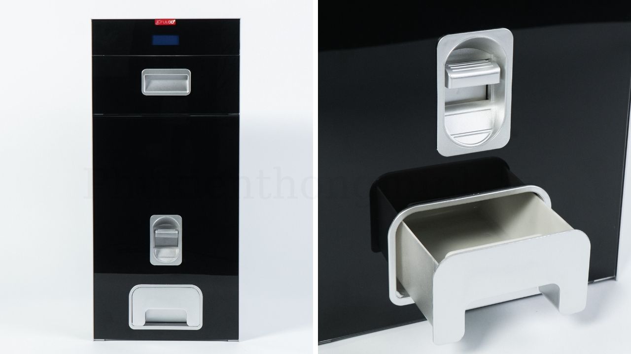 Thùng Gạo Điện Tử Fulco FC34 Màu Đen