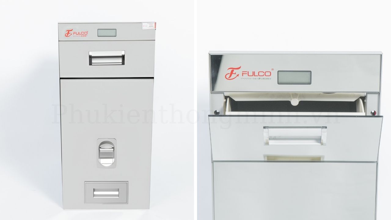 Thùng Gạo Điện Tử Fulco FC34 Màu Trắng