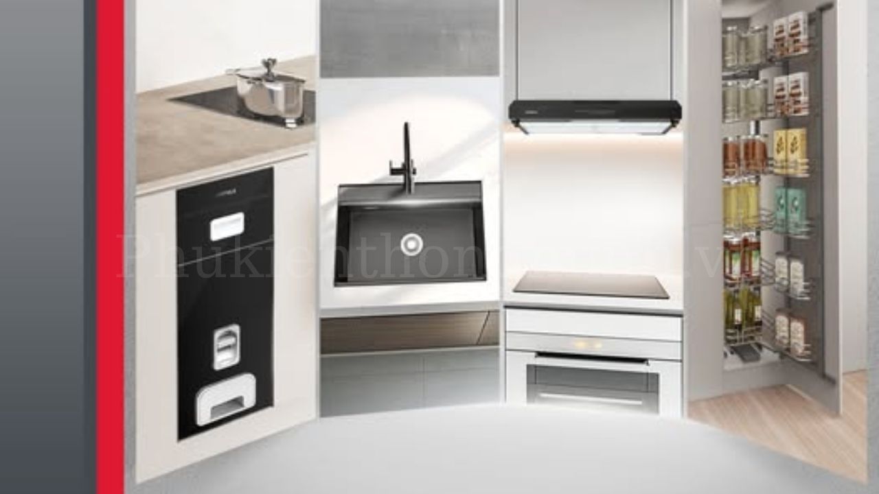 Thùng Gạo Mặt Gương Hafele