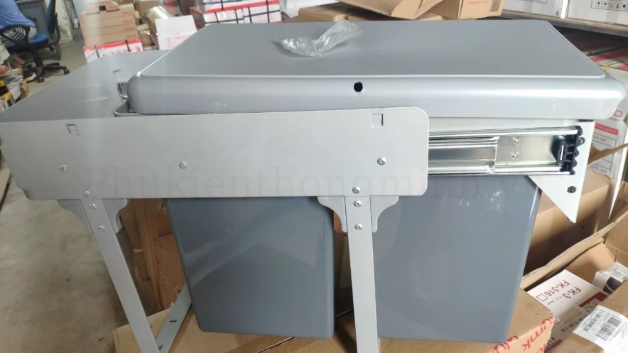 Thùng Rác Đôi Gắn Cánh Có Giảm Chấn Fulco FC48