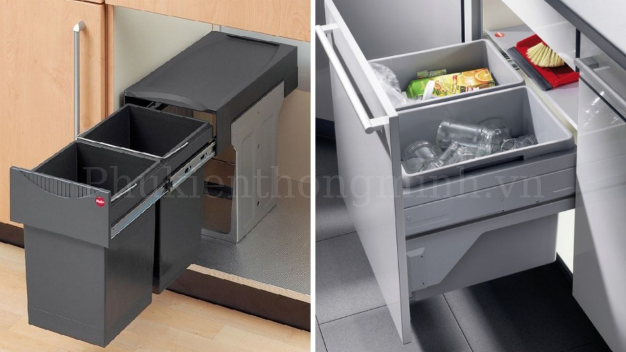 Thùng Rác Đôi Hafele