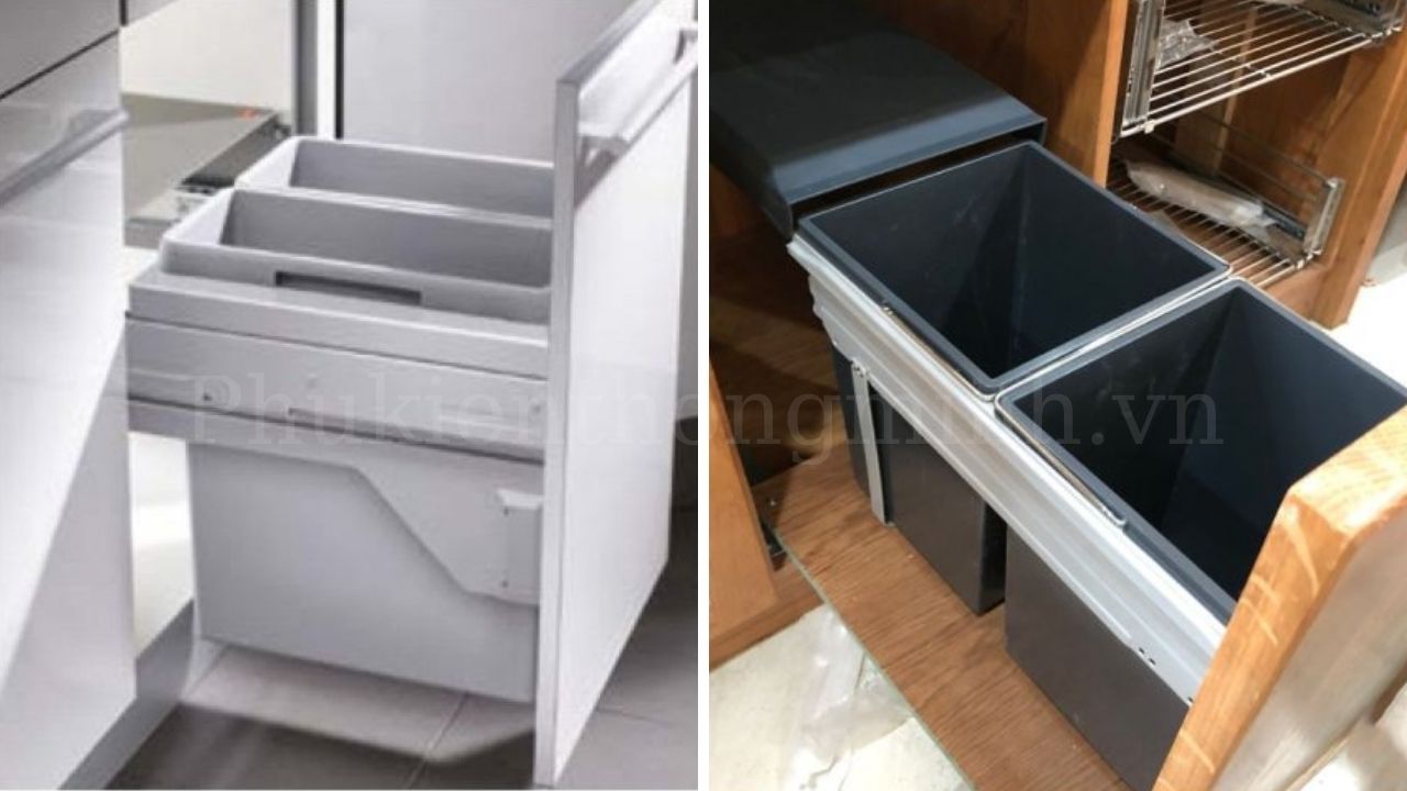 Thùng rác đôi Hafele sở hữu nhiều ưu điểm vượt trội về thiết kế và công năng