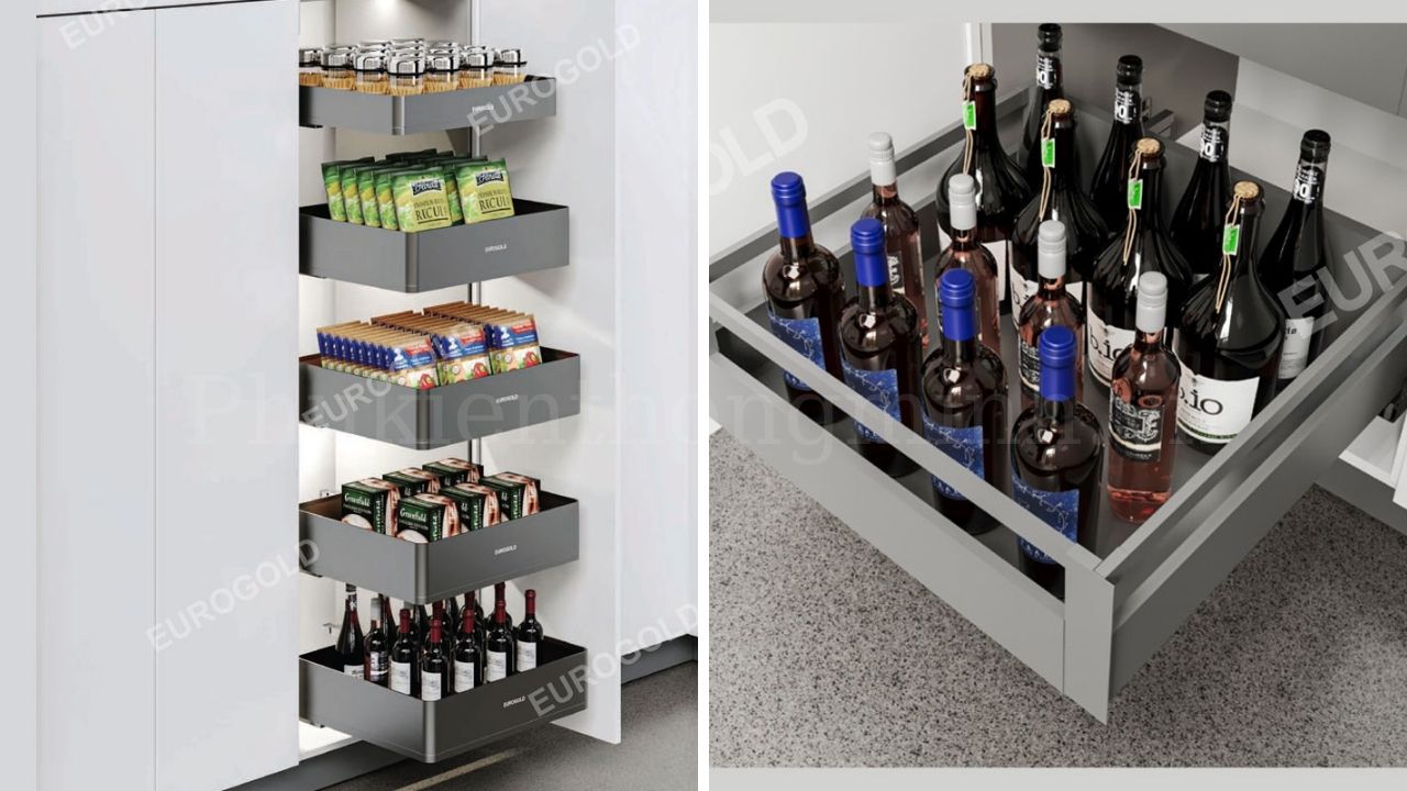 Tủ đồ khô 5 tầng độc lập Eurogold