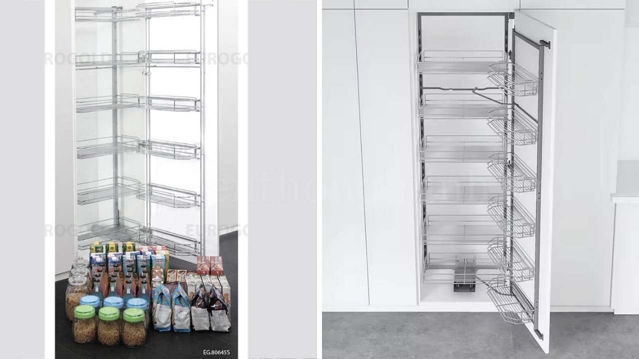 Tủ đồ khô 6 tầng cánh mở Eurogold Inox 201