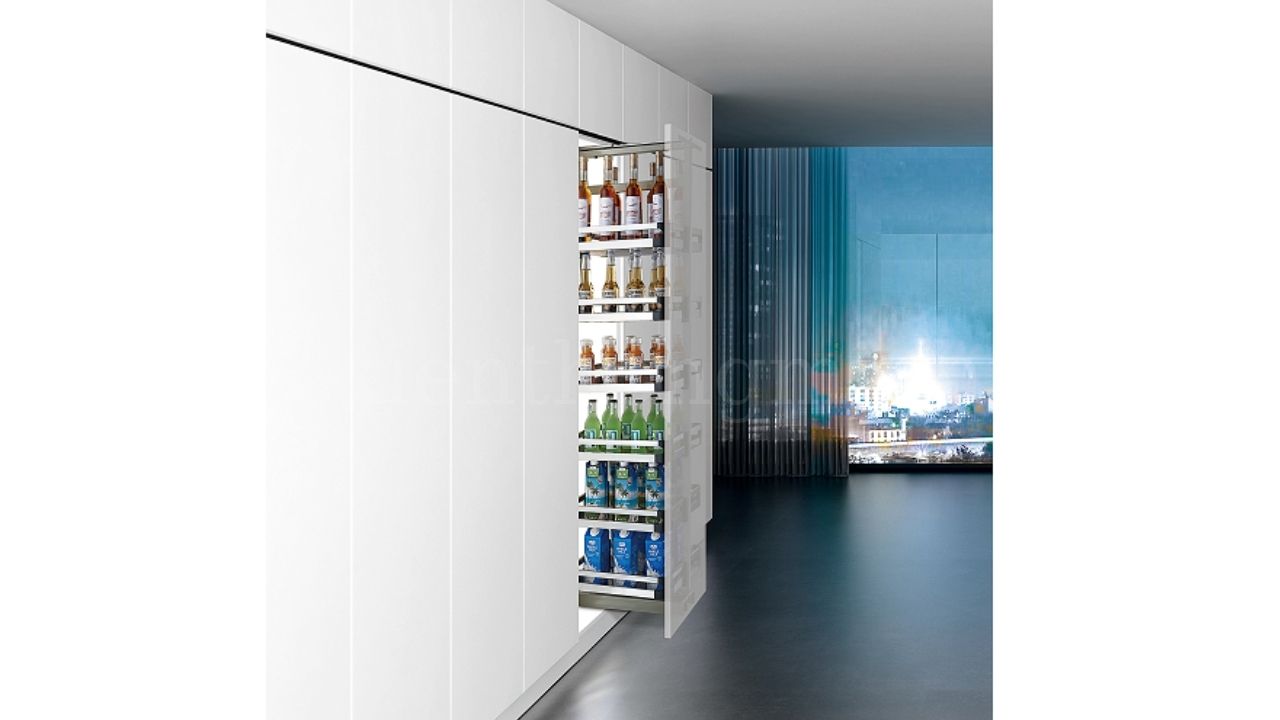 Tủ đồ khô 6 tầng cánh rút Eurogold thiết kế inox hộp