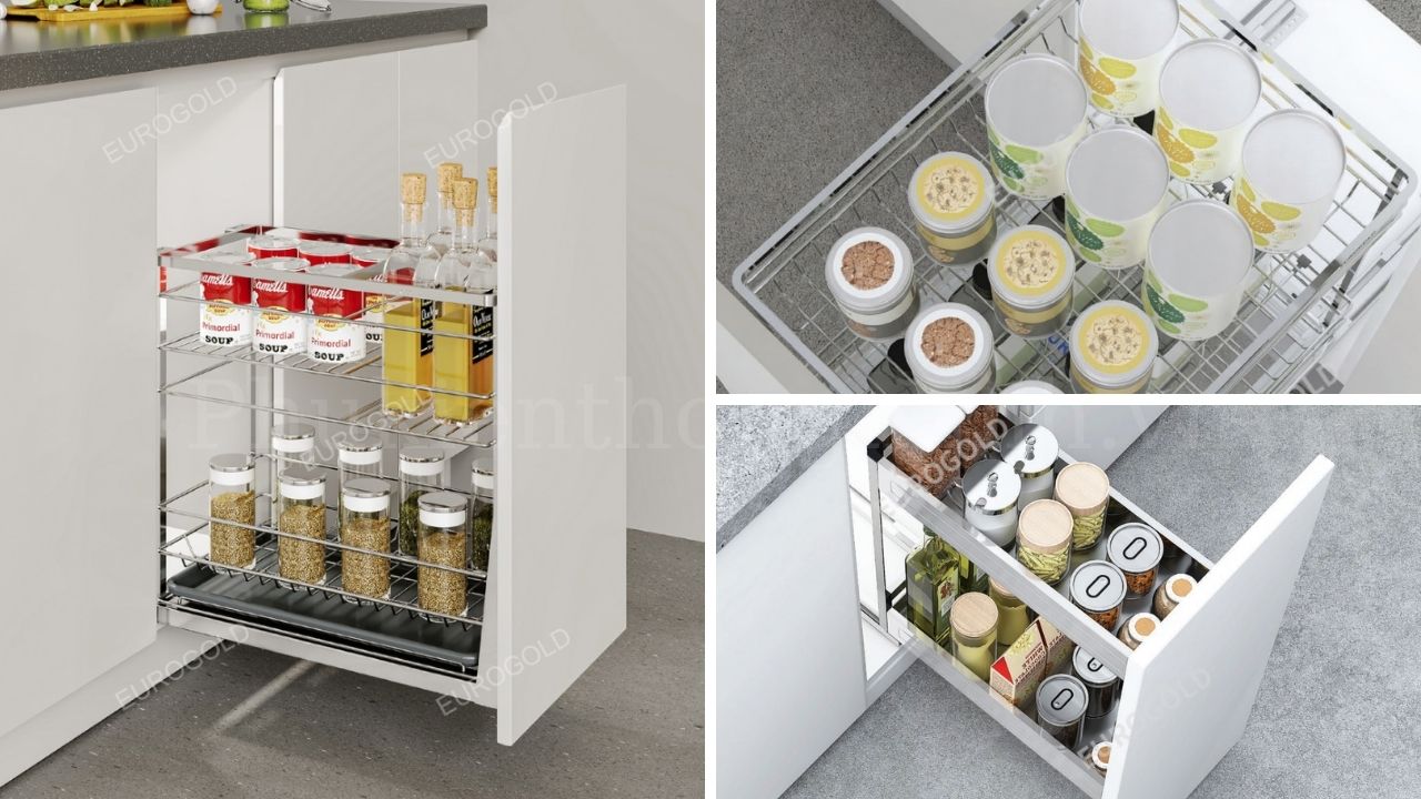 Các dòng giá gia vị Eurogold nổi bật dựa trên chất liệu