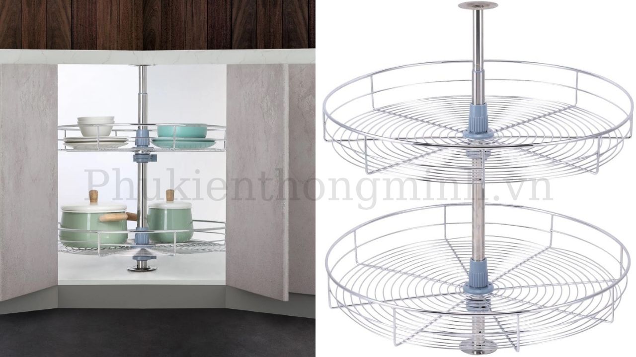 Các mẫu mâm xoay Eurogold inox 201 mở toàn phần nổi bật
