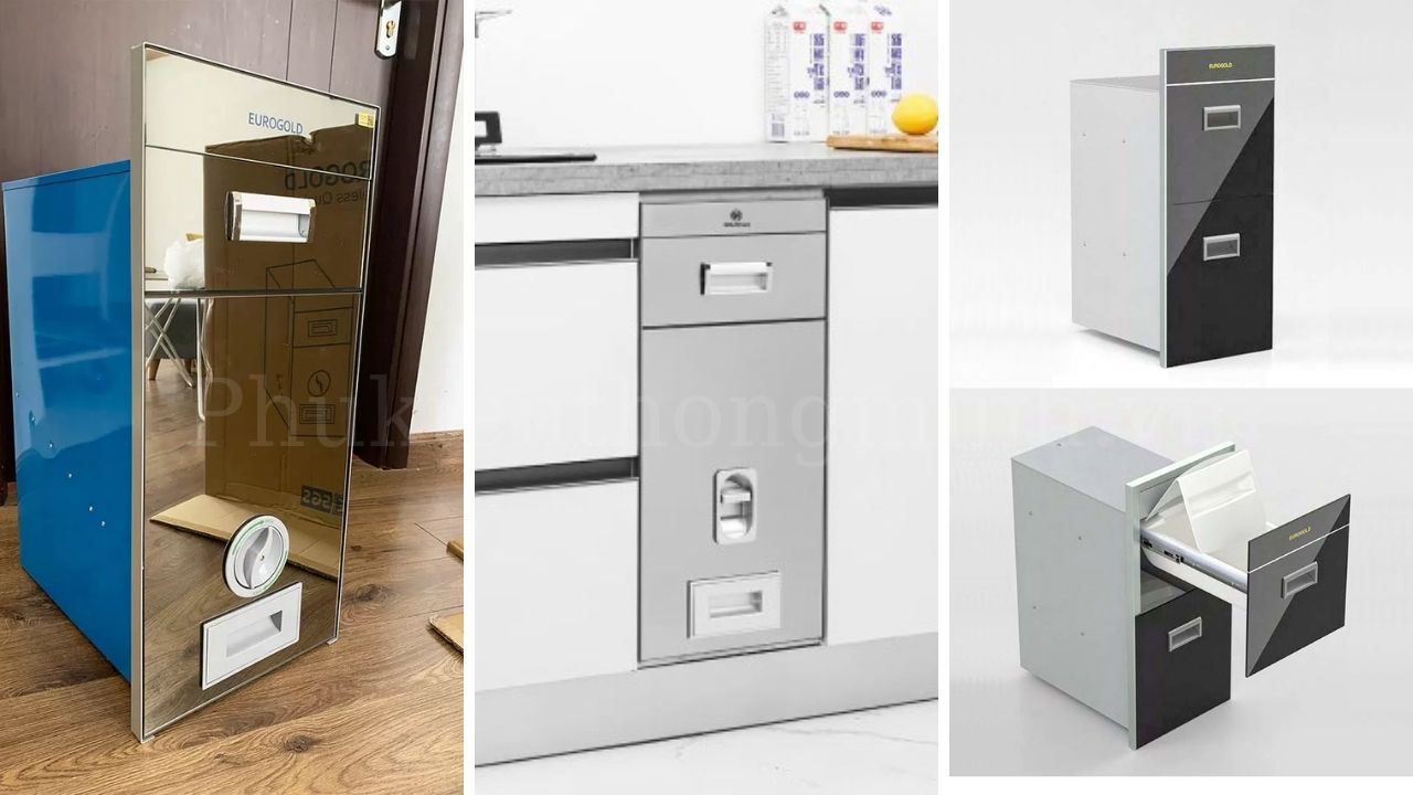 Các mẫu thùng gạo mặt gương Eurogold nổi bật hiện nay