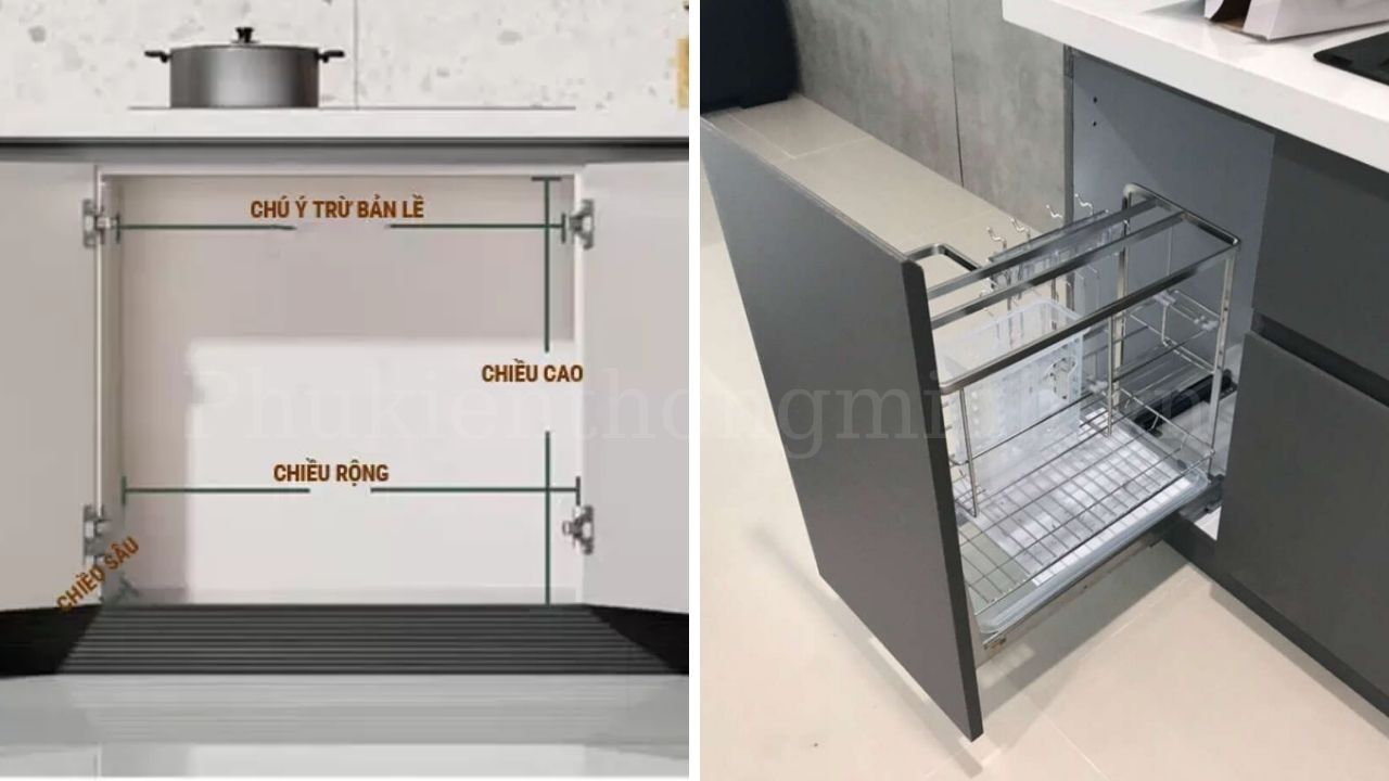 Cách đo lường chuẩn xác để không mua nhầm kích thước giá dao thớt Eurogold