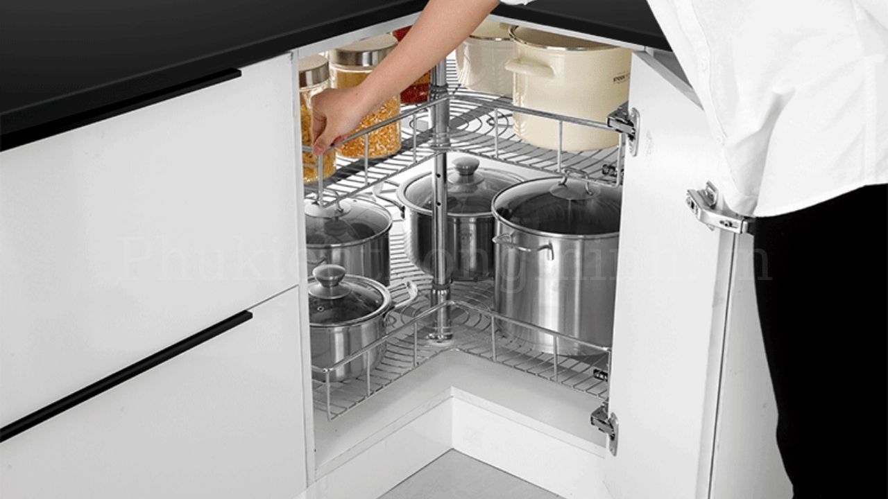 Cách lựa chọn kích thước mâm xoay phù hợp với hộc tủ