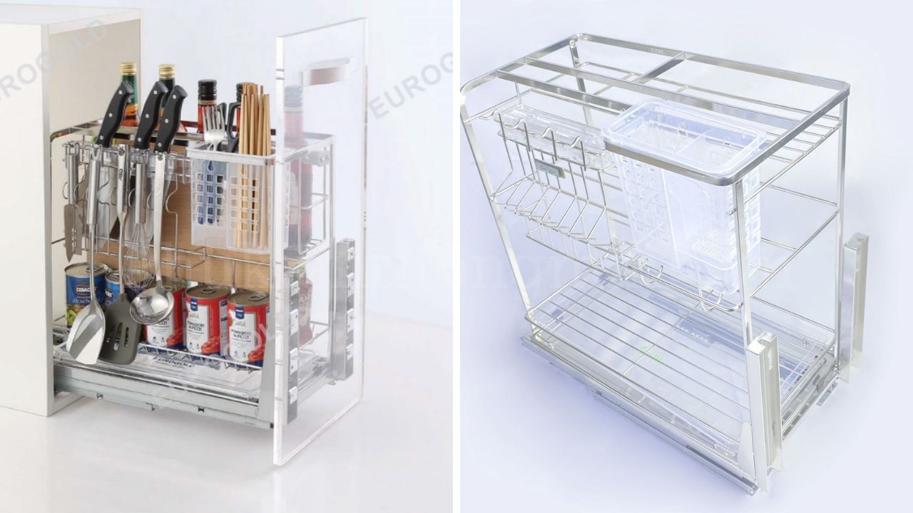 Cấu tạo thông minh của kệ dao thớt đa năng Eurogold