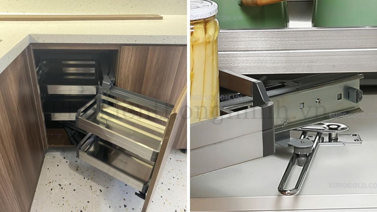 Công năng lưu trữ tuyệt vời của hệ thống khay chứa đồ rộng rãi