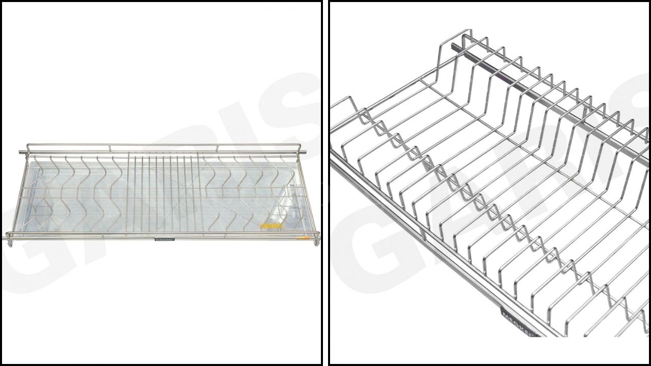 Giá bát cố định 2 tầng inox 304 Garis