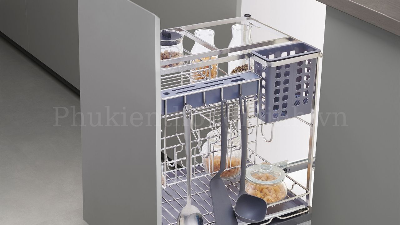 Giá dao thớt inox 201 nan dẹt Eurogold