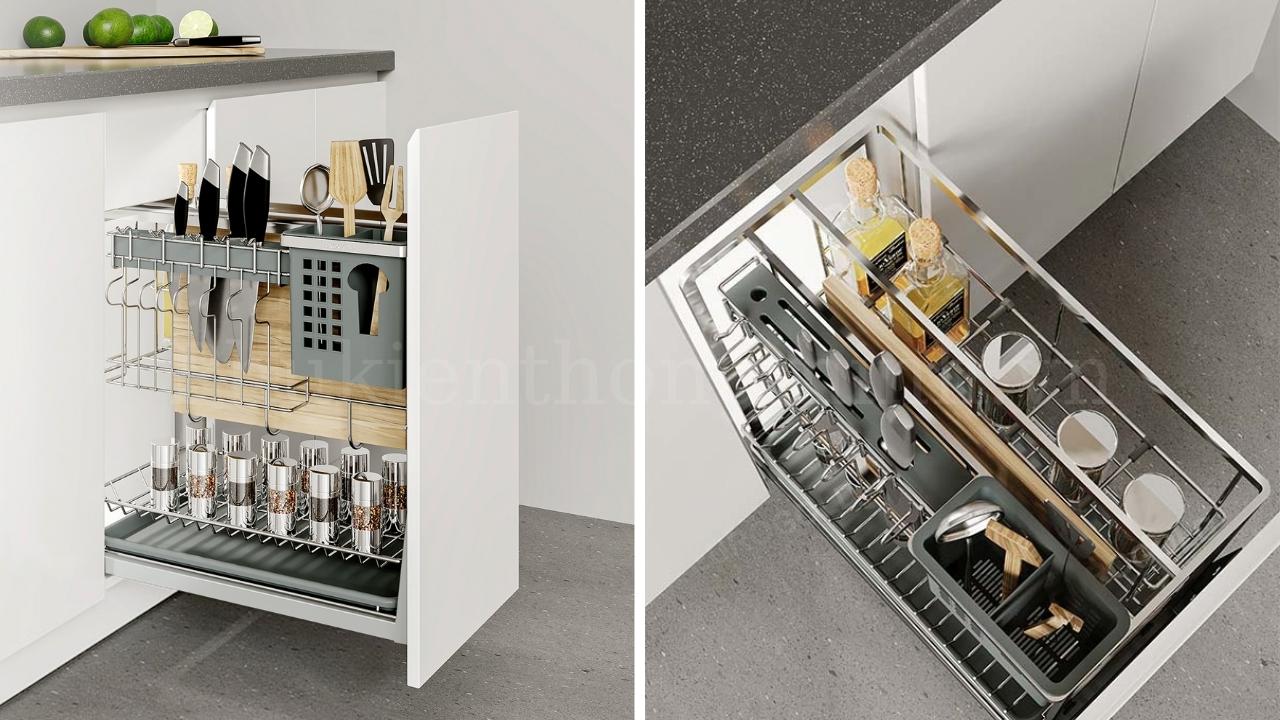 Giá dao thớt inox 304 nan dẹt EP Eurogold