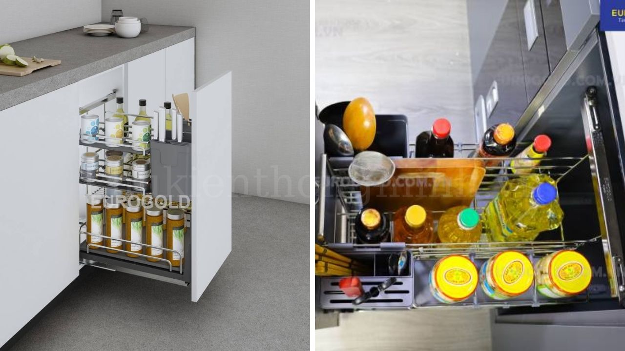 Giá dao thớt nan Oval inox 304 Eurogold