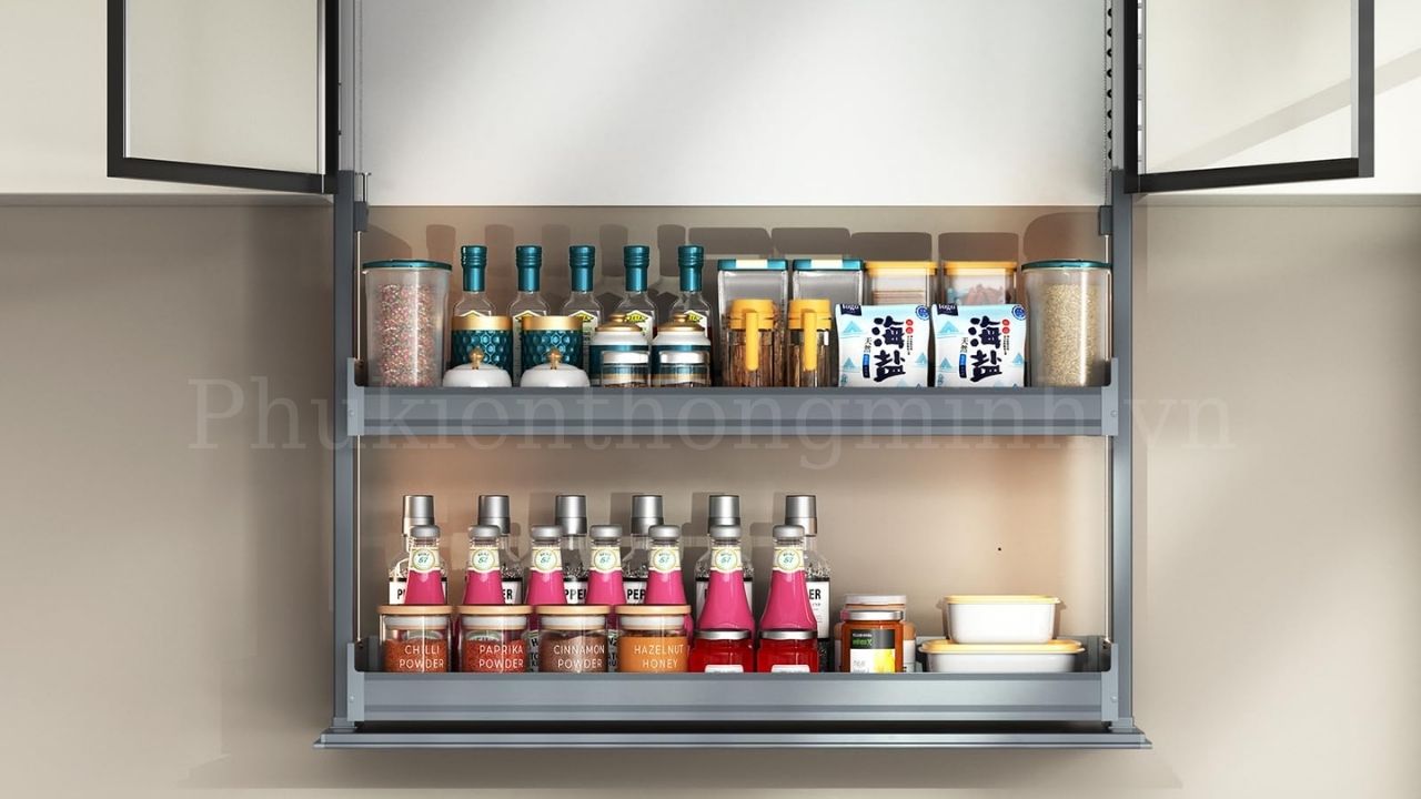 Giá gia vị nâng hạ điện Eurogold