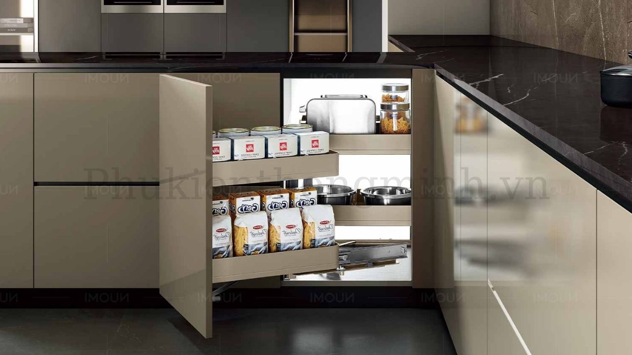 Giá liên hoàn Eurogold hộp nhôm màu Champagne