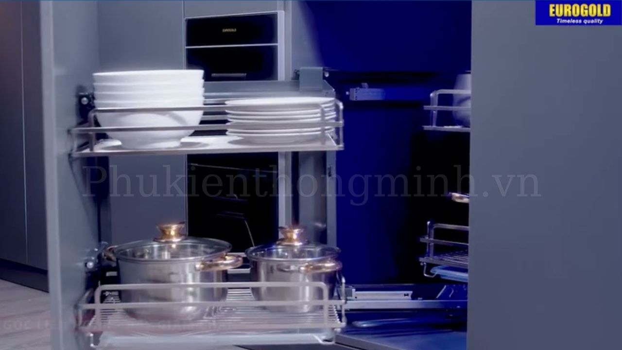 Giá liên hoàn nan inox mạ Chrome EPL Eurogold