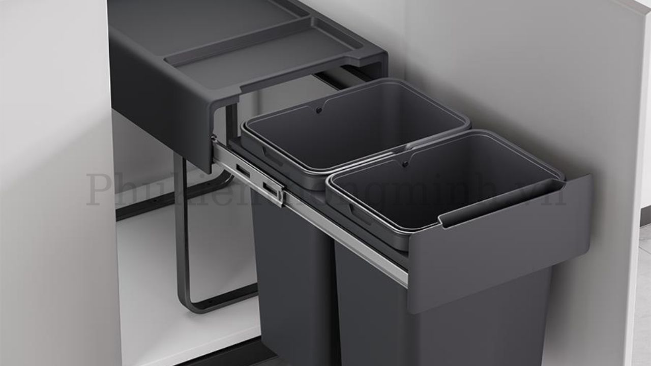 Hướng dẫn lắp đặt và sử dụng thùng rác gắn cánh 2 ngăn Eurogold bền lâu như mới