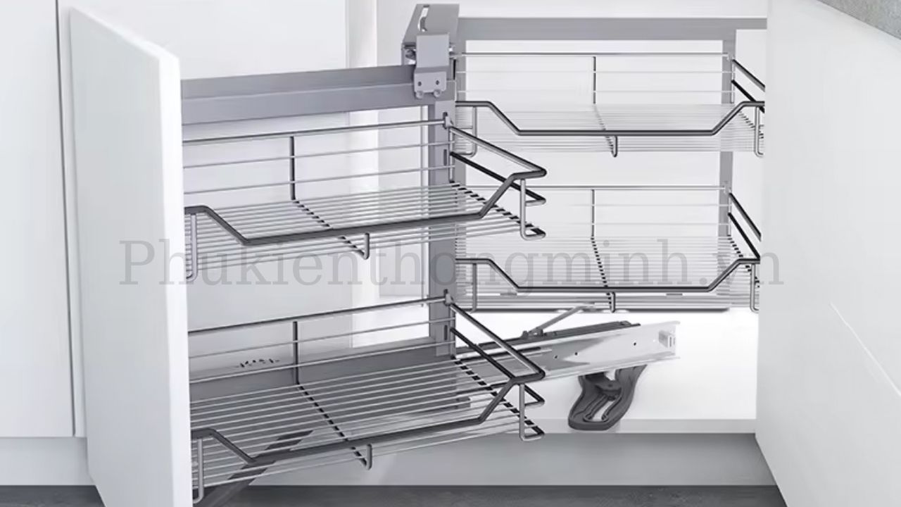 Khám phá công năng lưu trữ 4 tầng thông minh của kệ góc Eurogold