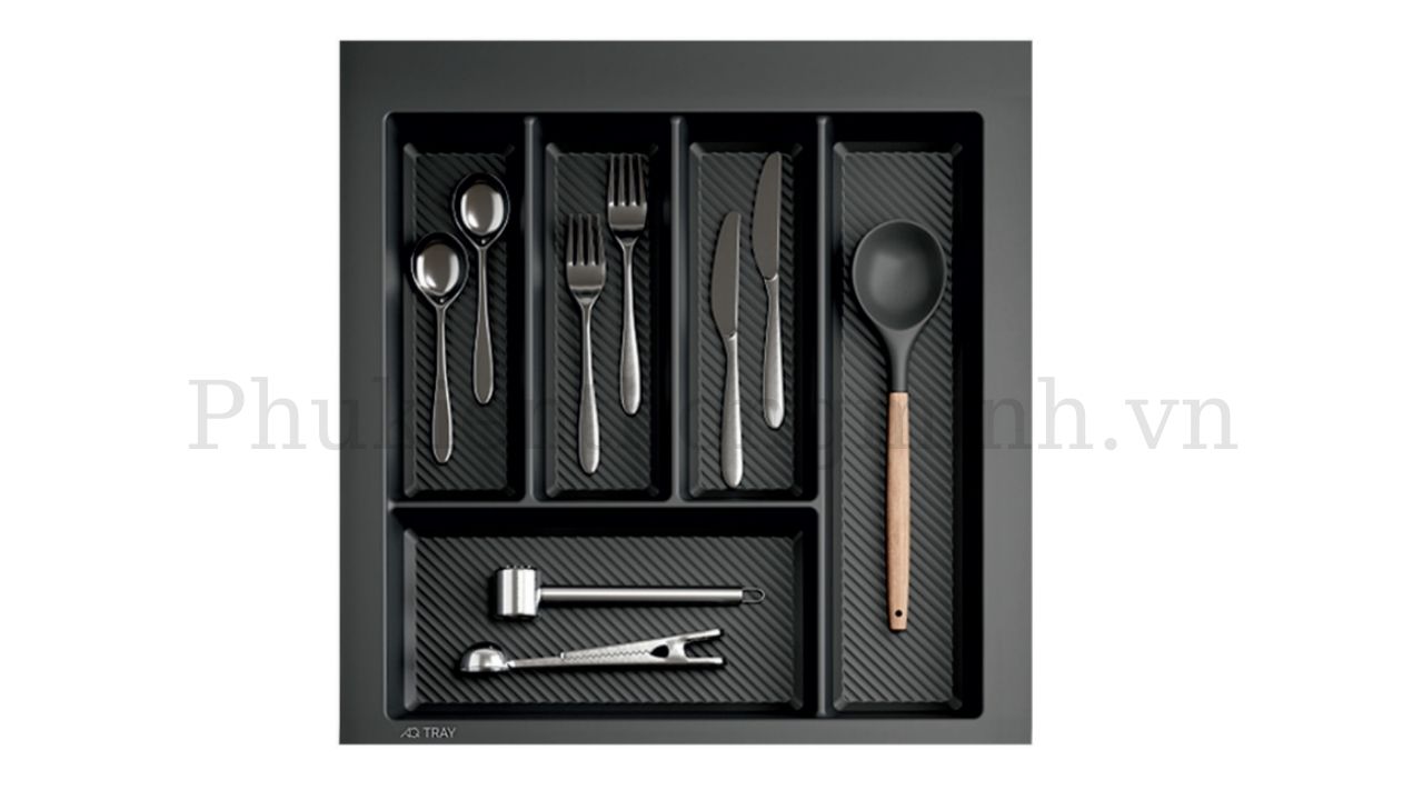 Khay chia nhựa vân Carbon Eurogold