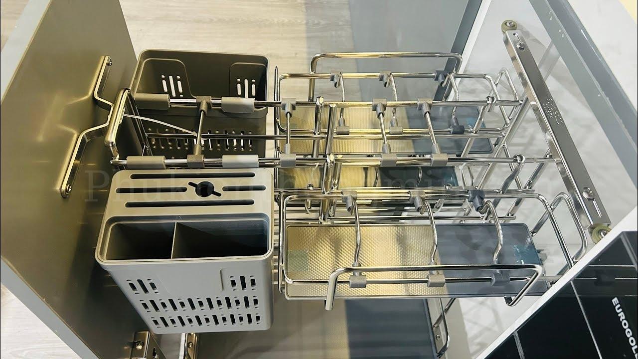 Lợi ích vượt trội khi sử dụng kệ dao thớt nan Oval cao cấp