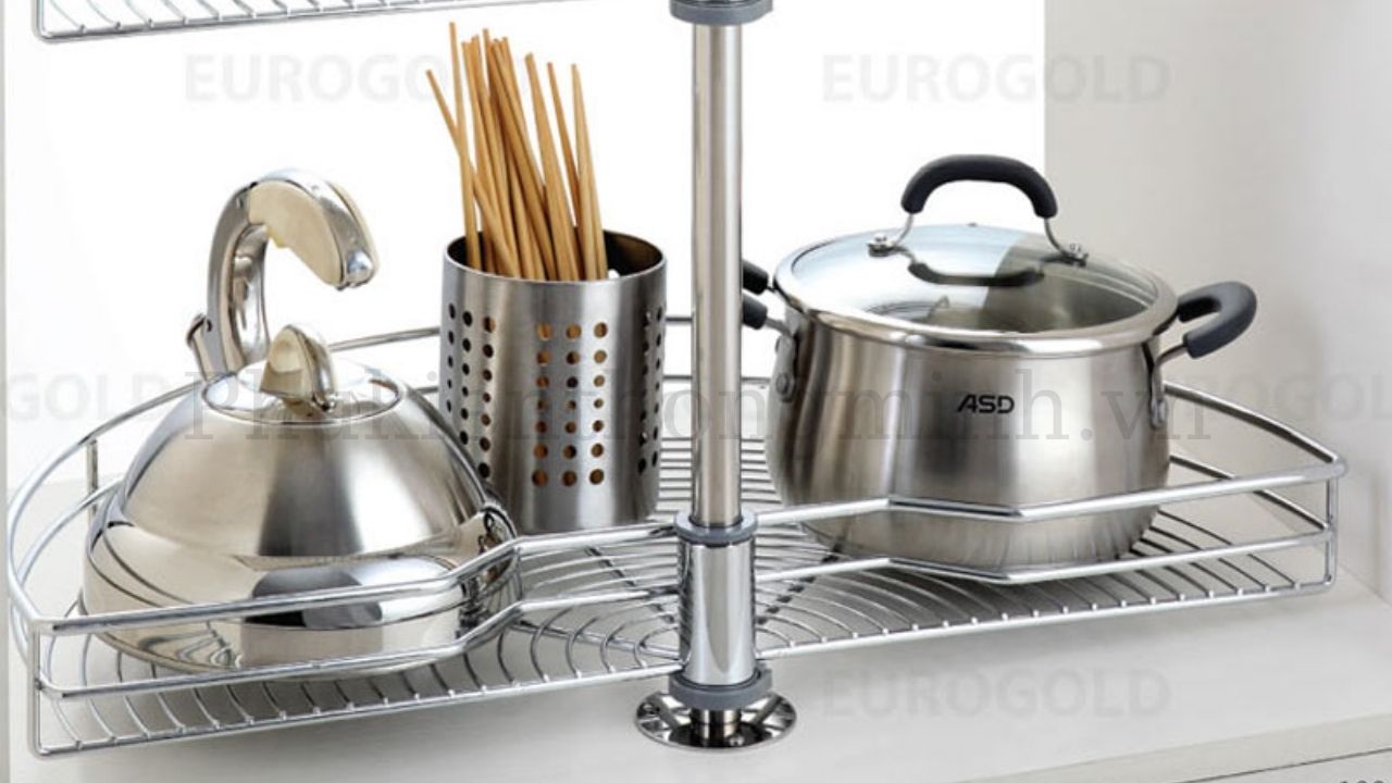 Mâm xoay Eurogold Inox 304 180 độ