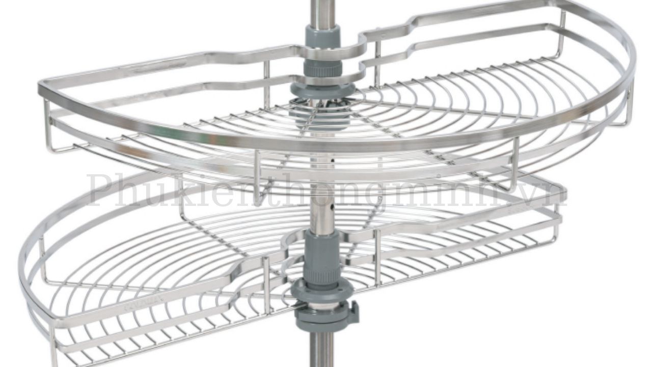 Mâm xoay Eurogold Inox 304 hình bán nguyệt 700mm