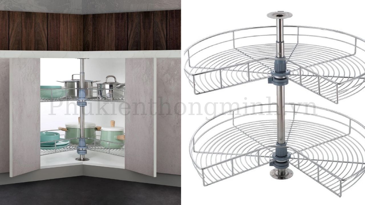 Mâm xoay Eurogold inox 201 270 độ