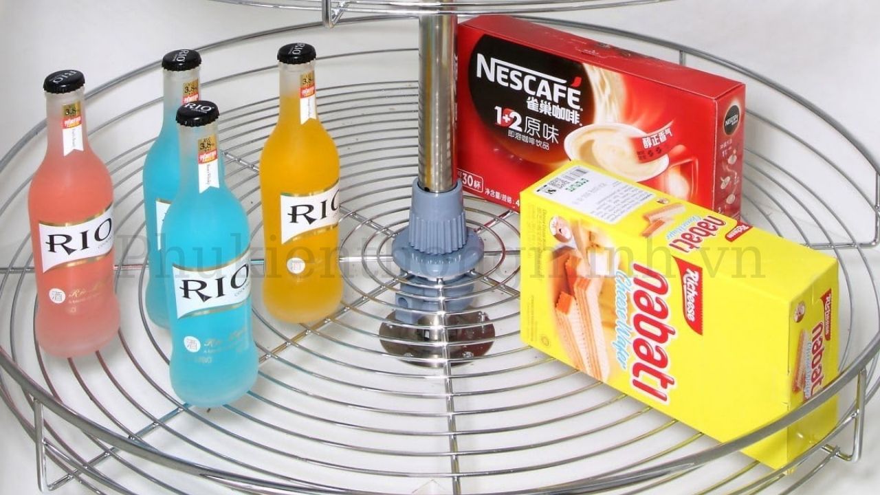 Mâm xoay Eurogold inox 201 360 độ