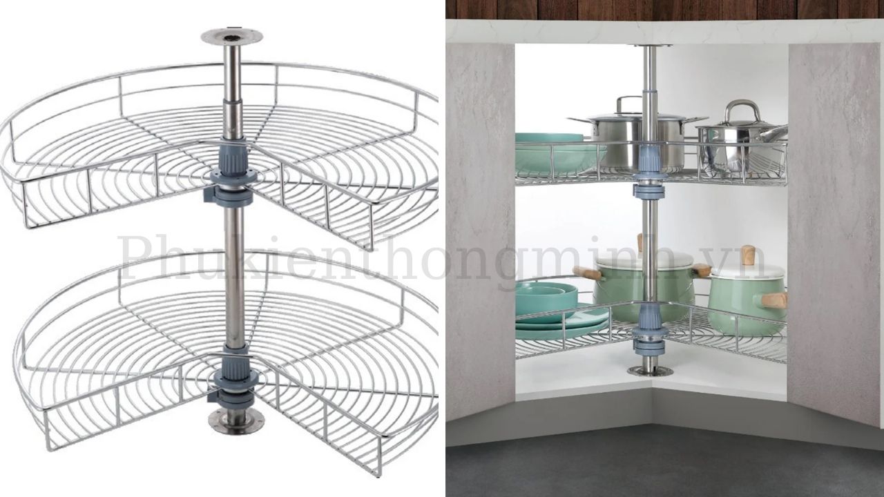 Mâm xoay inox 304 Eurogold mở 3/4 EP270A